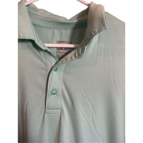 Callaway Mens Antigua Sand Opti-Dri™ Short Sleeve Performance Golf Polo Shirt XL - Picture 9 of 13